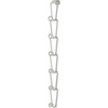 image:imageYAMAZAKI Home Chain Link Bag Holder  Closet Storage Hanging Organizer Rack Steel One Size BlackWhite