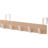 image:imageYAMAZAKI Home Ply Over The Door Hooks  Hanging Coat Rack Wood OverTheDoor Minimal Assembly ReqAsh