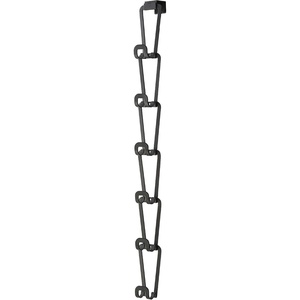 YAMAZAKI Home Chain Link Bag Holder – Closet Storage Hanging Organizer Rack Steel One Size Black(Black)