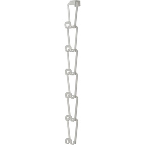 YAMAZAKI Home Chain Link Bag Holder – Closet Storage Hanging Organizer Rack Steel One Size Black(White)