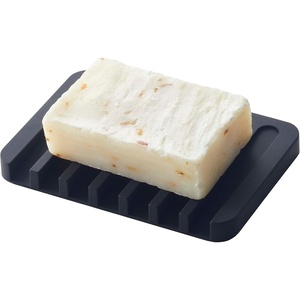 YAMAZAKI Home Flow Soap Tray – Silicone Holder Dish for Sink – Silicone