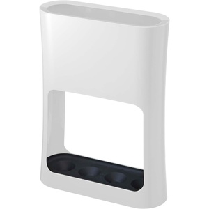 YAMAZAKI Home Oval Oval Umbrella Stand – Holder for Umbrellas & Walking Canes – Abs Plastic – Holds Up to 4 Umbrellas
