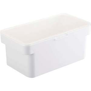 YAMAZAKI Home Tower Airtight Pet Food Storage Container – Cat And Dog Food Holder Bin With Transparent Lid And Handle – Medium – Polypropylene – 8 Lbs., 1.6 Gallons, 6 Quarts,White(White)