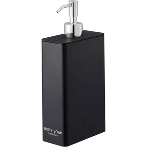 Yamazaki Home Tower Shower Dispenser – Contemporary Bottle Pump – Conditioner – Abs Plastic – 24 Fluid Oz., 700 Ml(Black)