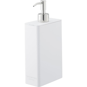 Yamazaki Home Tower Shower Dispenser – Contemporary Bottle Pump – Shampoo – Abs Plastic – 24 Fluid Oz., 700 Ml