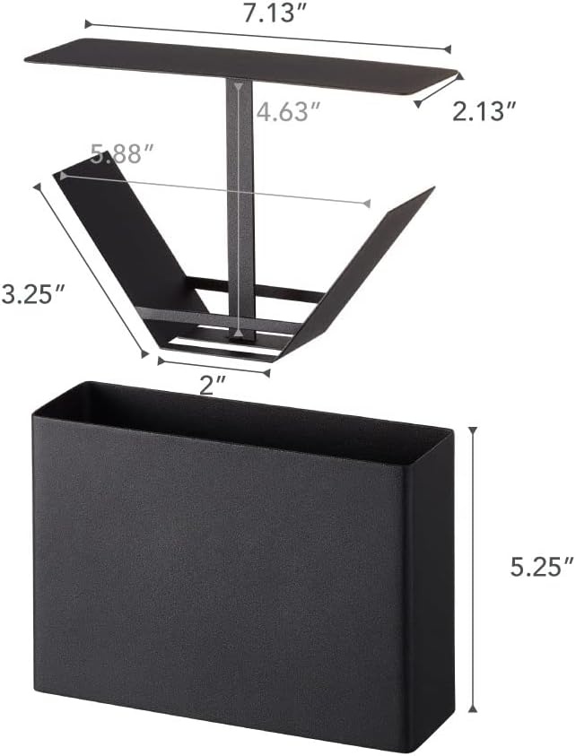 image:imageCoffee Filter Case Size 02 Kitchen Storage Holder ContainerBlack
