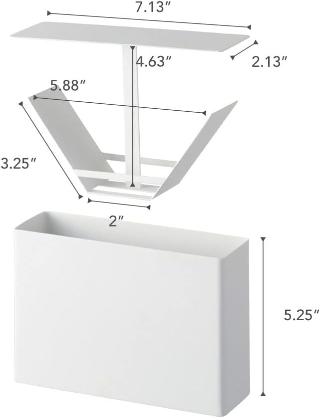 image:imageCoffee Filter Case Size 02 Kitchen Storage Holder ContainerWhite