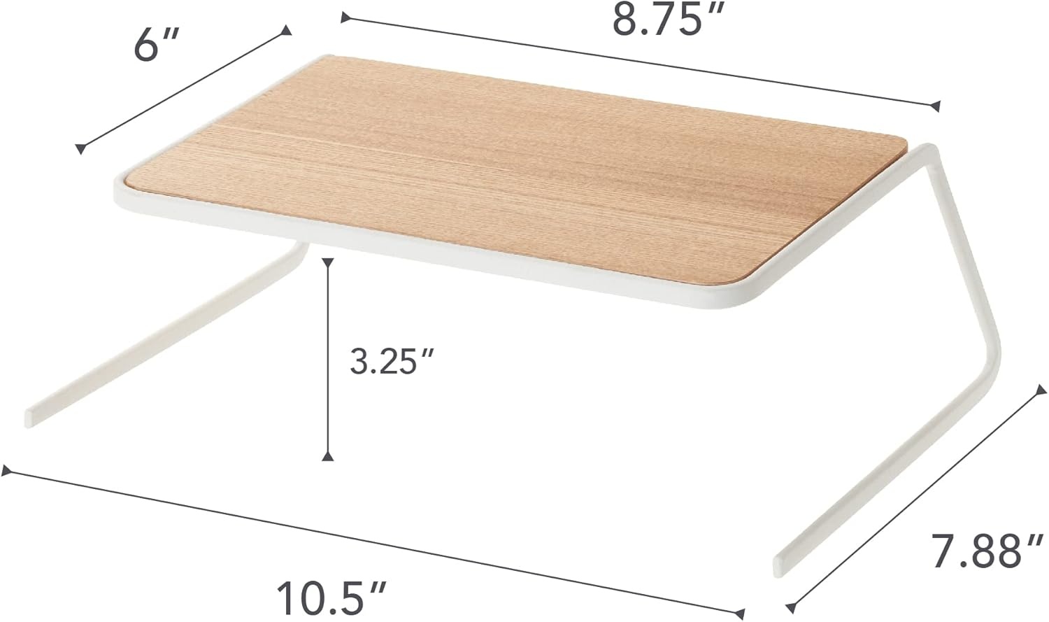 image:imageYAMAZAKI Home Dish Riser Kitchen Cabinet Shelf and Organizer No Assembly ReqSmall