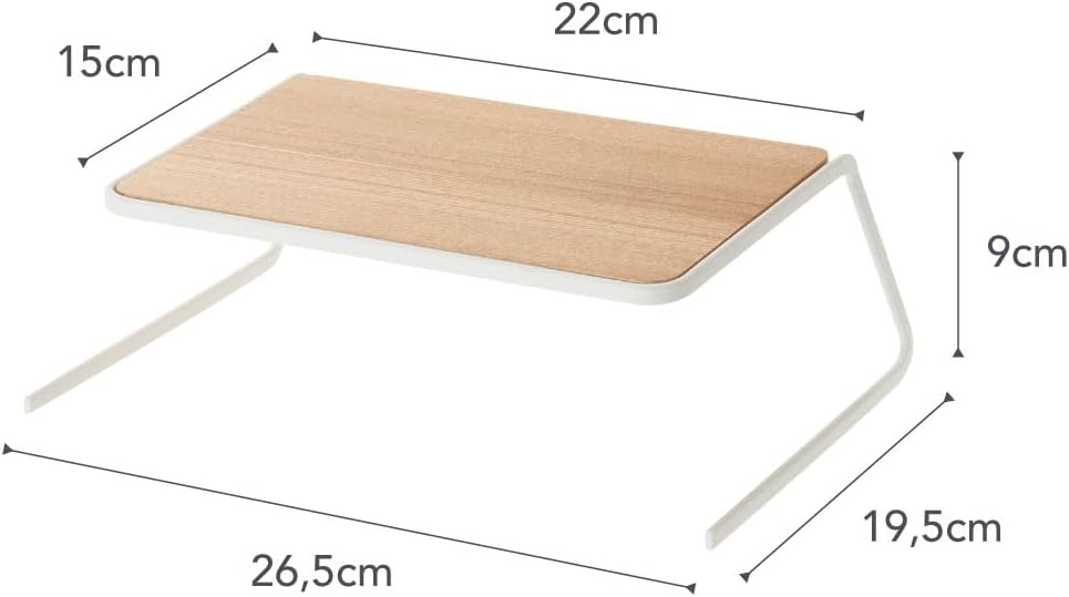image:imageYAMAZAKI Home Dish Riser Kitchen Cabinet Shelf and Organizer No Assembly ReqSmall