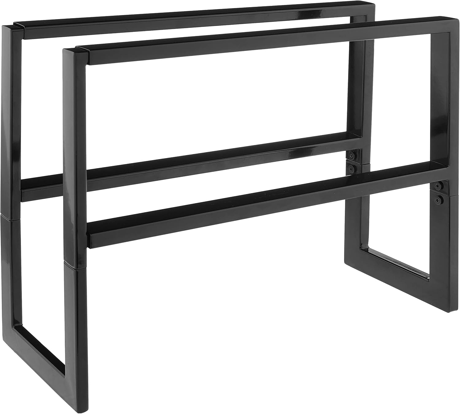 image:imageYAMAZAKI Home Expanding Shoe Rack Metal Adjustable Steel One Size WhiteBlack