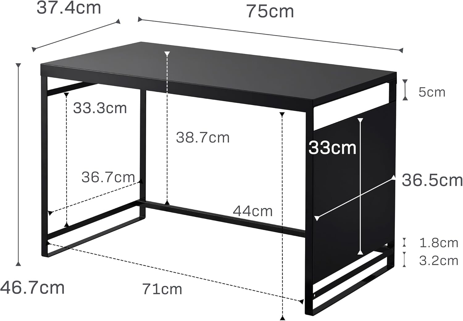 image:imageYAMAZAKI Home Kitchen Appliance Rack Microwave Stand With Steel Side Panel Adjustable Shelves Hooks amp Storage For Countertops Small Kitchen Organizer Modern Minimal Design SteelBlack