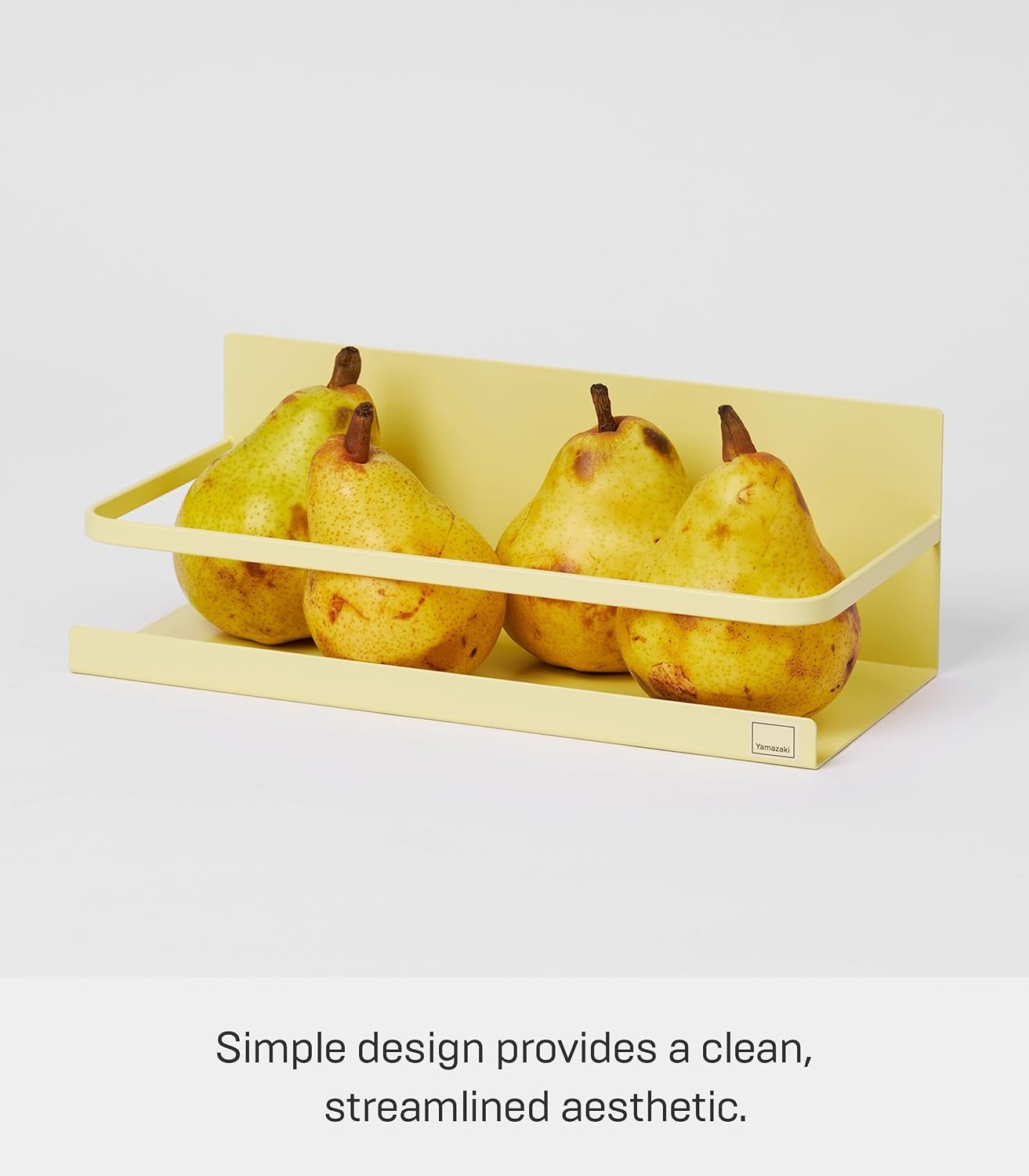 image:imageYAMAZAKI Home Magnetic Spice Storage Rack Organizer For Fridge SteelYellow