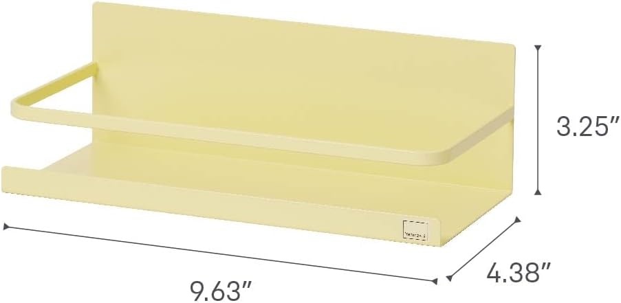 image:imageYAMAZAKI Home Magnetic Spice Storage Rack Organizer For Fridge SteelYellow