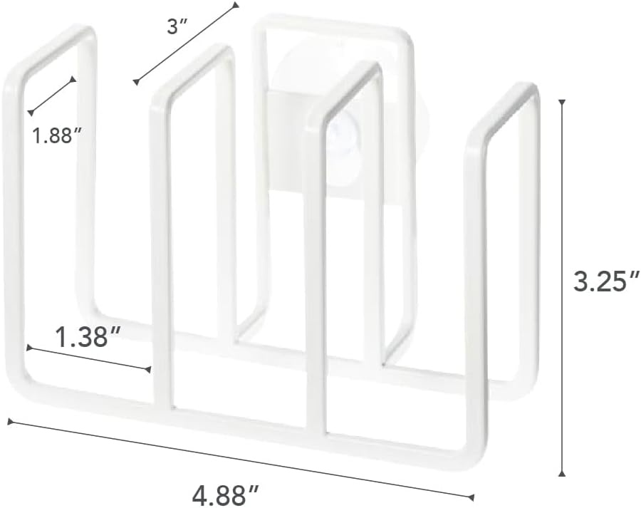 image:imageYAMAZAKI Home Plate 3 Sponge Holder Steel Rack Organizer for Kitchen Sink Steel