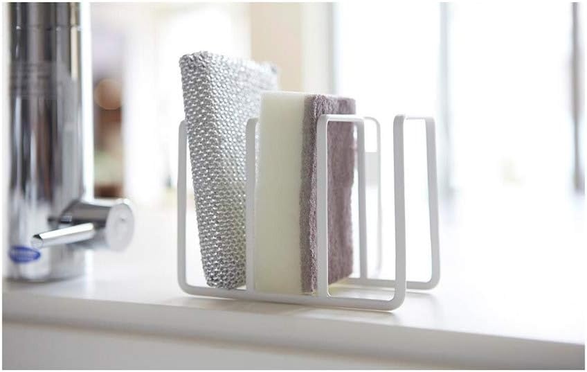 image:imageYAMAZAKI Home Plate 3 Sponge Holder Steel Rack Organizer for Kitchen Sink Steel