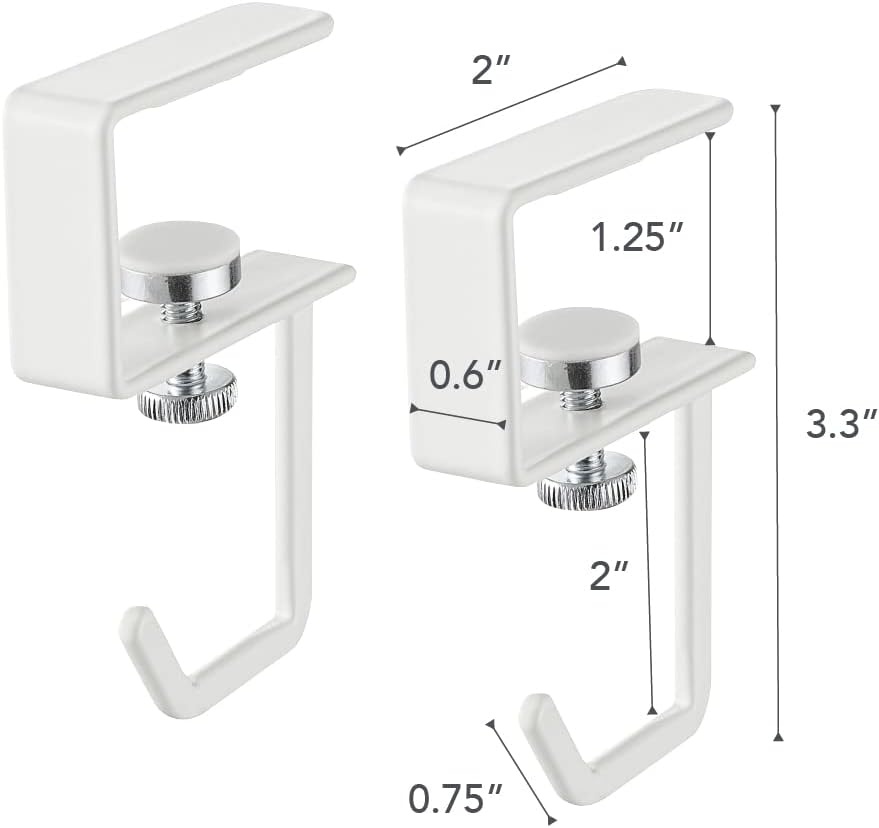 image:imageYAMAZAKI Home Plate Under Shelf Hanger Set of 2 Multipurpose Hanging Storage Organizer SteelWhite