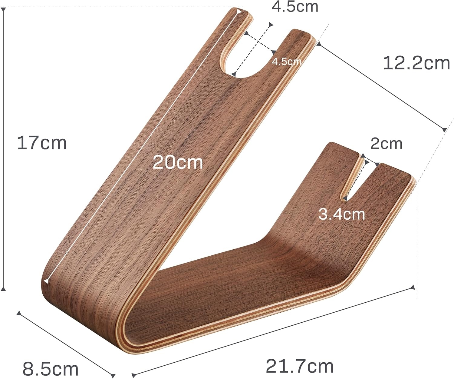 image:imageYAMAZAKI Home Rin Hair Dryer amp Iron Holder Hair Tool Organizer for SalonQuality Blowout HairdryerFlat IronCurling Iron Countertop Organizer Wood
