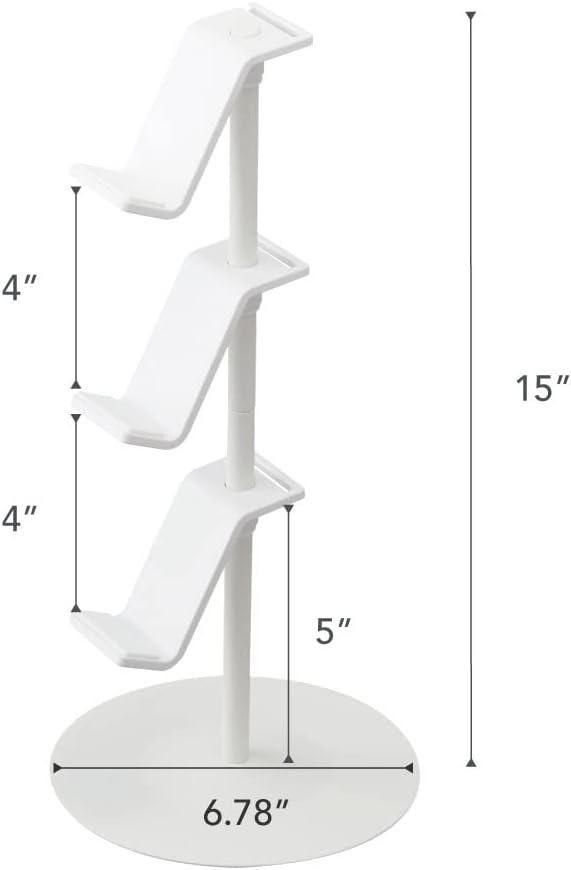 image:imageYAMAZAKI Home Smart Universal Adjustable Game Controller StandController Holder SteelWhite