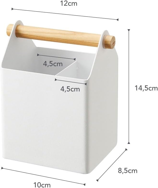 image:imageYAMAZAKI Home Tosca Desk Organizer Stationary Holder For Office amp School Supplies Pens Steel WoodOne Size