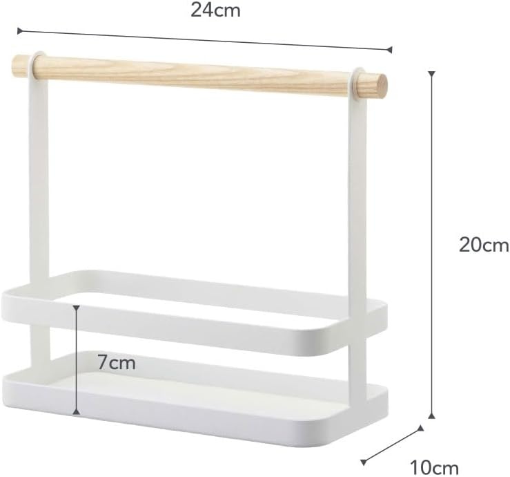 image:imageYAMAZAKI Home Tosca Spice Rack Steel WoodWhite