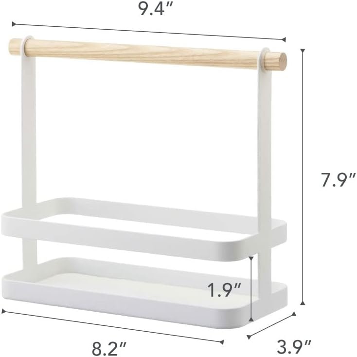 image:imageYAMAZAKI Home Tosca Spice Rack Steel WoodWhite
