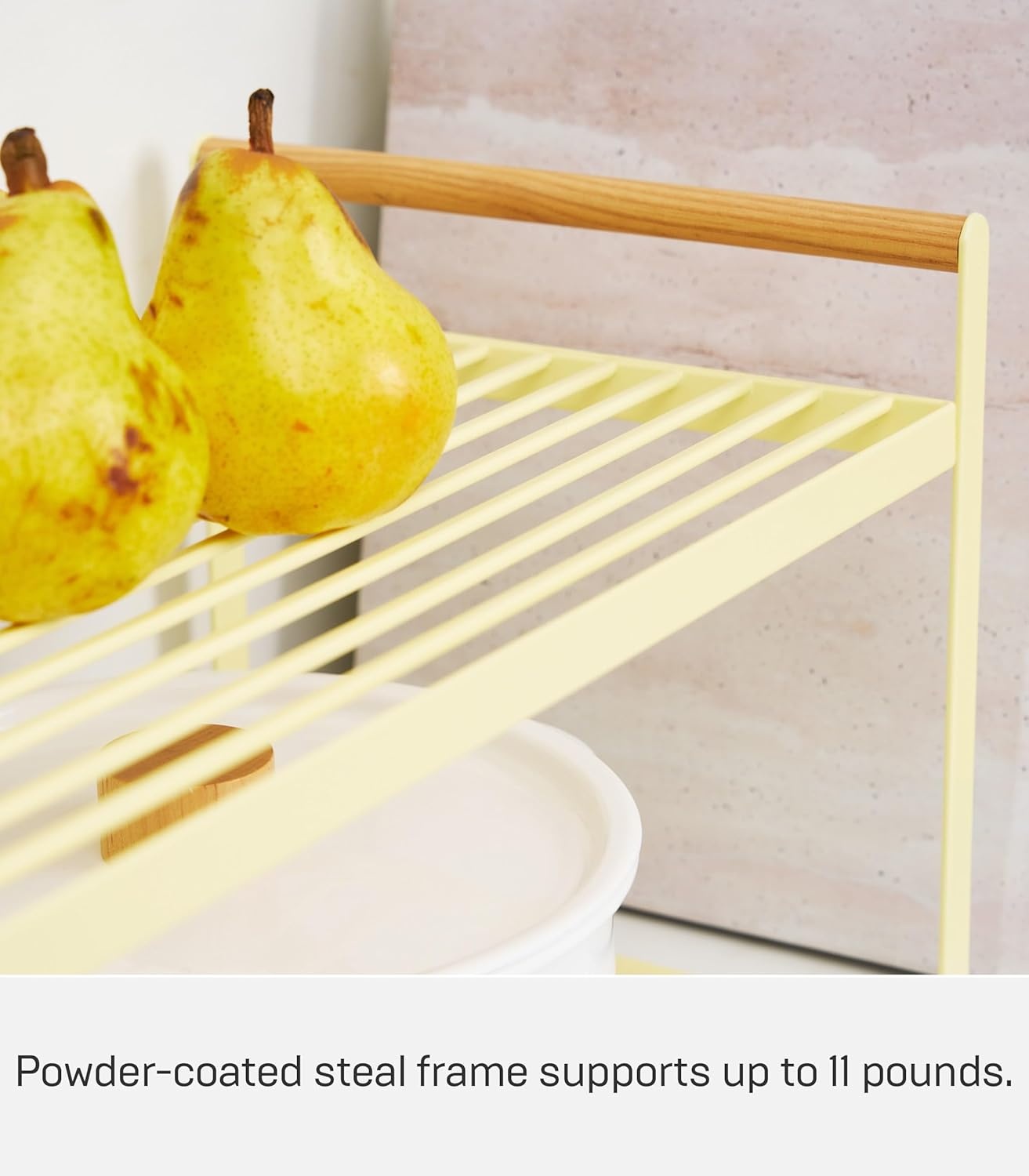 image:imageYAMAZAKI Home Tosca Wired Organizer Rack Kitchen Storage ShelvesYellow