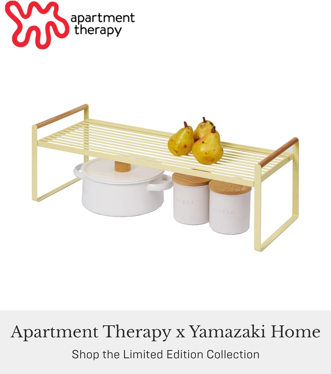 image:imageYAMAZAKI Home Tosca Wired Organizer Rack Kitchen Storage ShelvesYellow