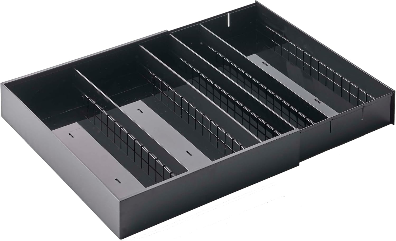 image:imageYAMAZAKI Home Tower Cutlery Drawer Organizer Kitchen Silverware Utensil Storage Tray Expandable Ii Abs PlasticBlack