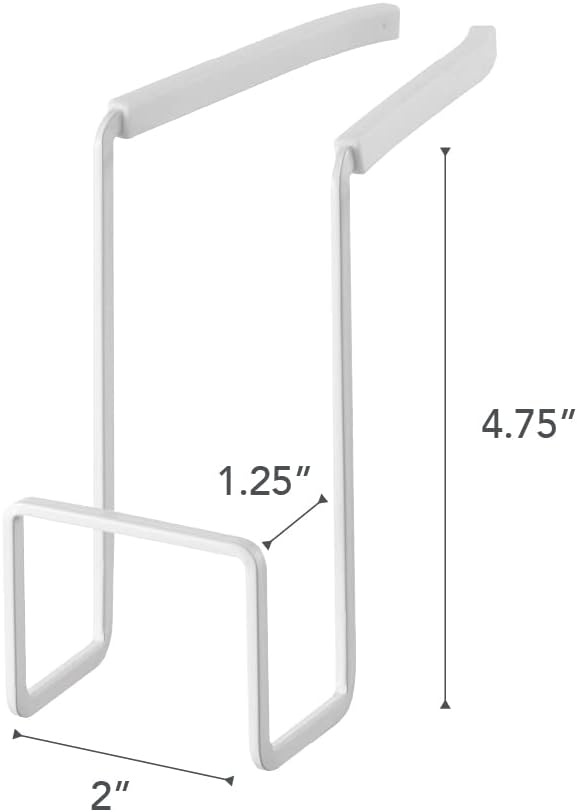 image:imageYAMAZAKI Home Tower FaucetHanging Sponge Holder Kitchen Organizer Sink Rack Basket Single SteelWhite