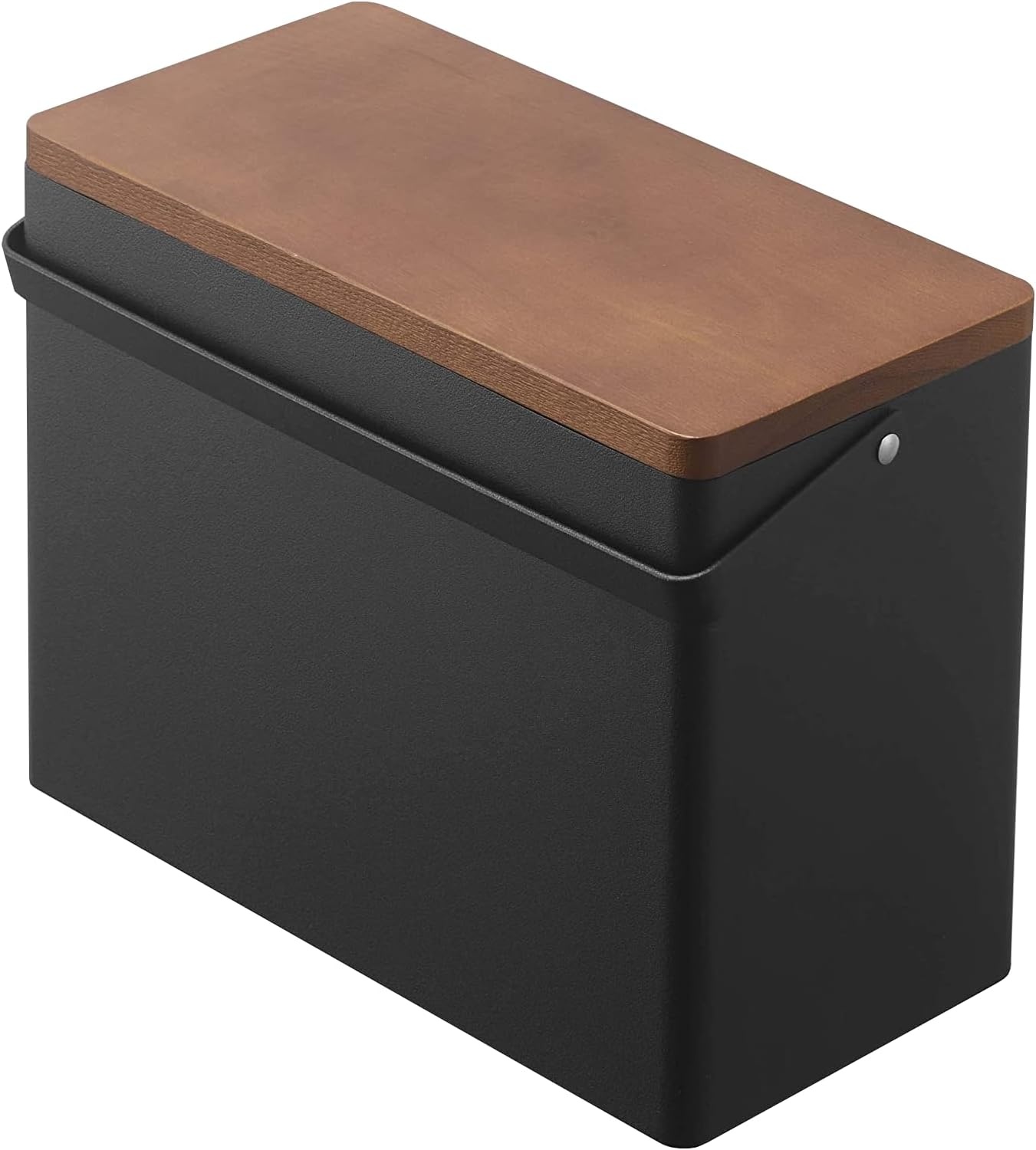 image:imageYAMAZAKI Home Tower First Aid Box Three Tiered Medical Supplies Metal Organizer With Multicompartment Storage Steel WoodBlack