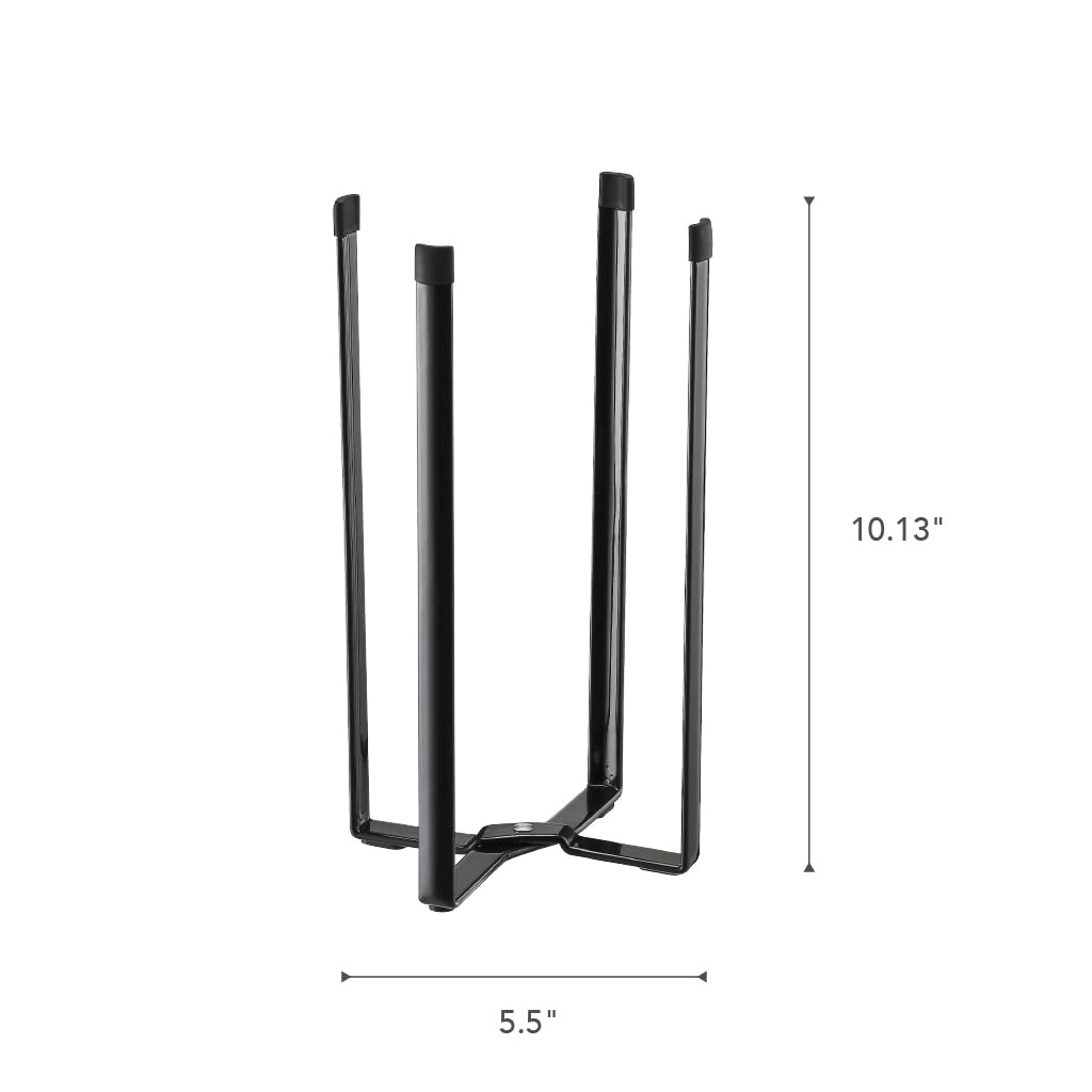 image:imageYAMAZAKI Home Tower Kitchen Multi Eco Stand Multifunctional Plastic Bag Holder Bottle Dryer SteelBlack