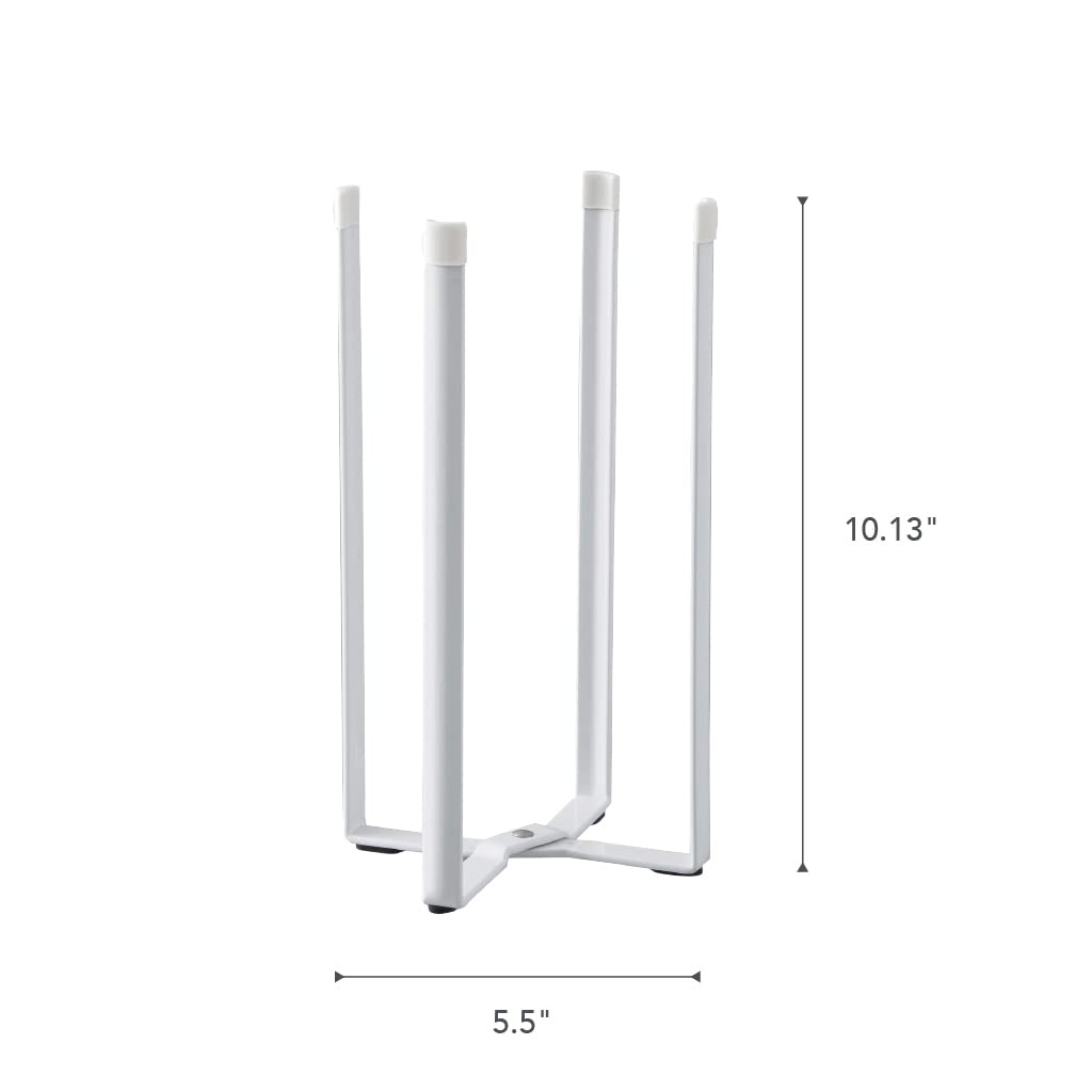image:imageYAMAZAKI Home Tower Kitchen Multi Eco Stand Multifunctional Plastic Bag Holder Bottle Dryer SteelWhite