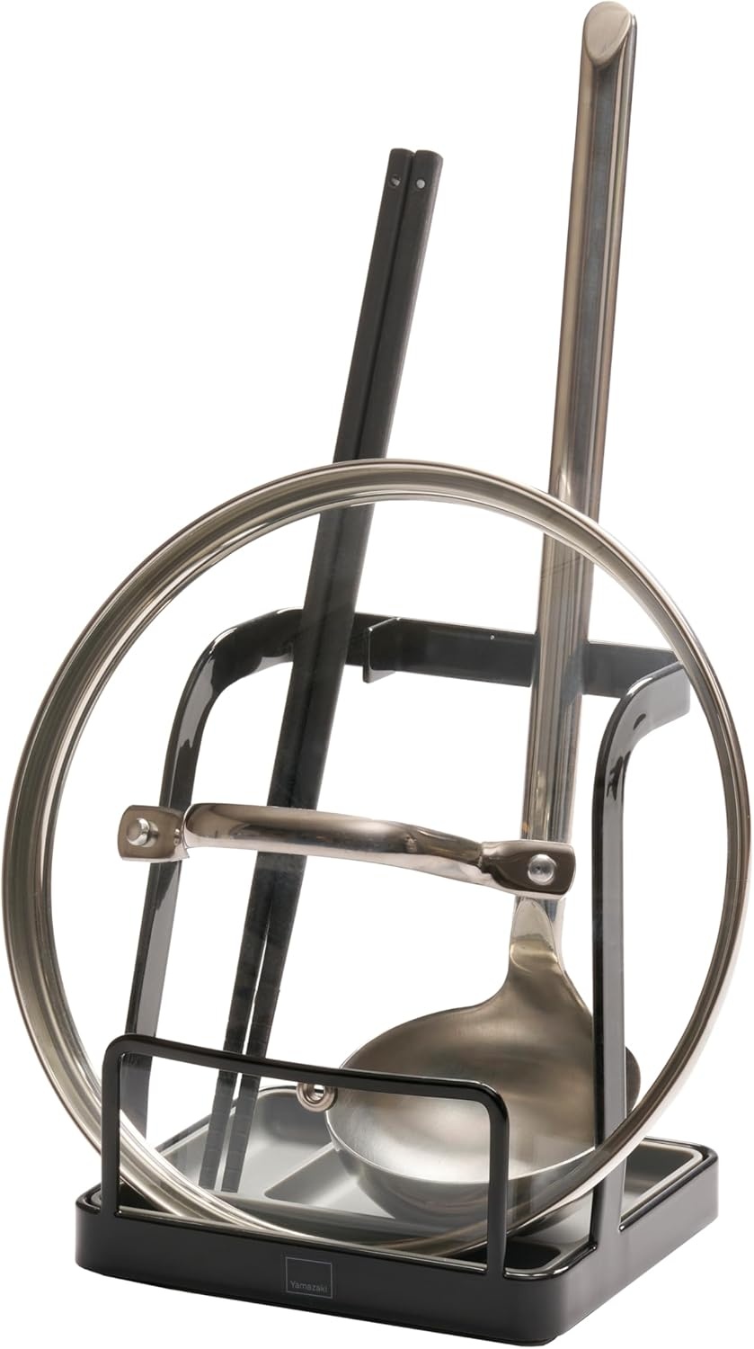 image:imageYAMAZAKI Home Tower Ladle Holder Lid Stand For Utensils In Kitchen SteelBlack