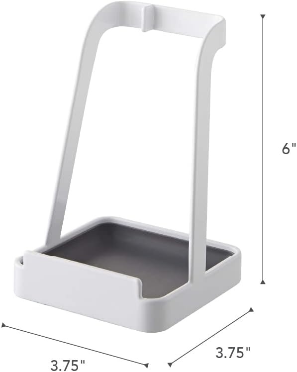image:imageYAMAZAKI Home Tower Ladle Holder Lid Stand For Utensils In Kitchen SteelWhite
