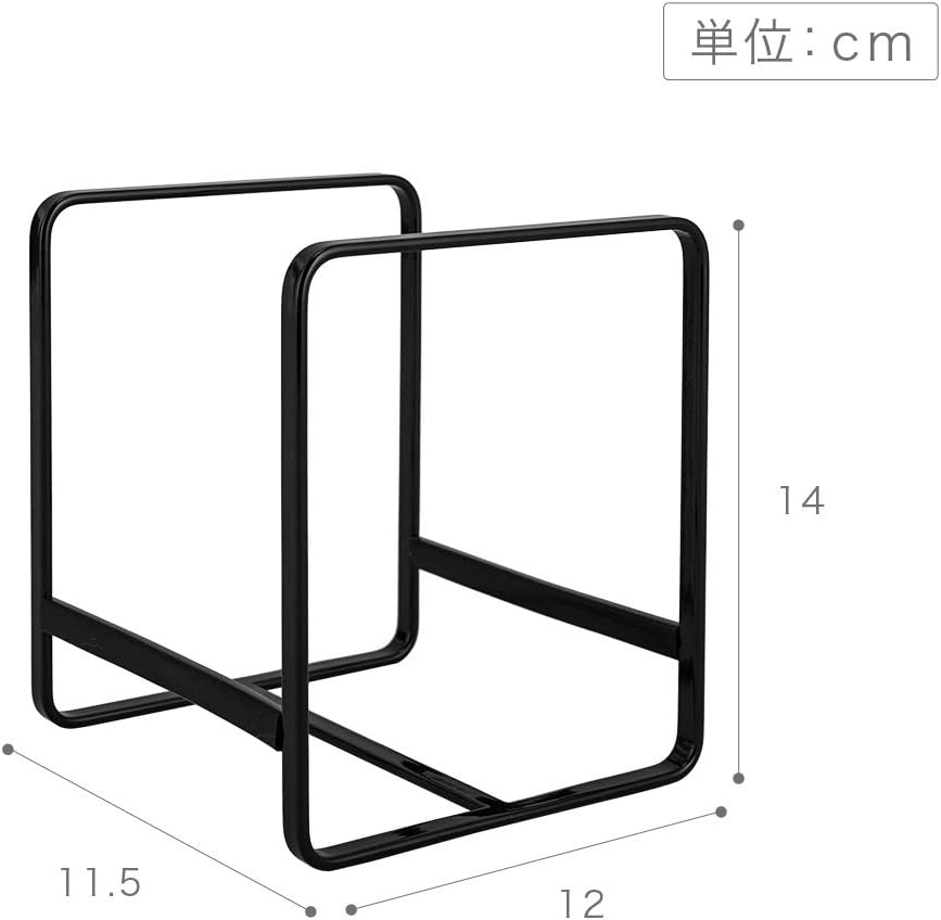 image:imageYAMAZAKI Home Tower Plate RackDish StandDish StoragePlate Holder Large SteelBlack