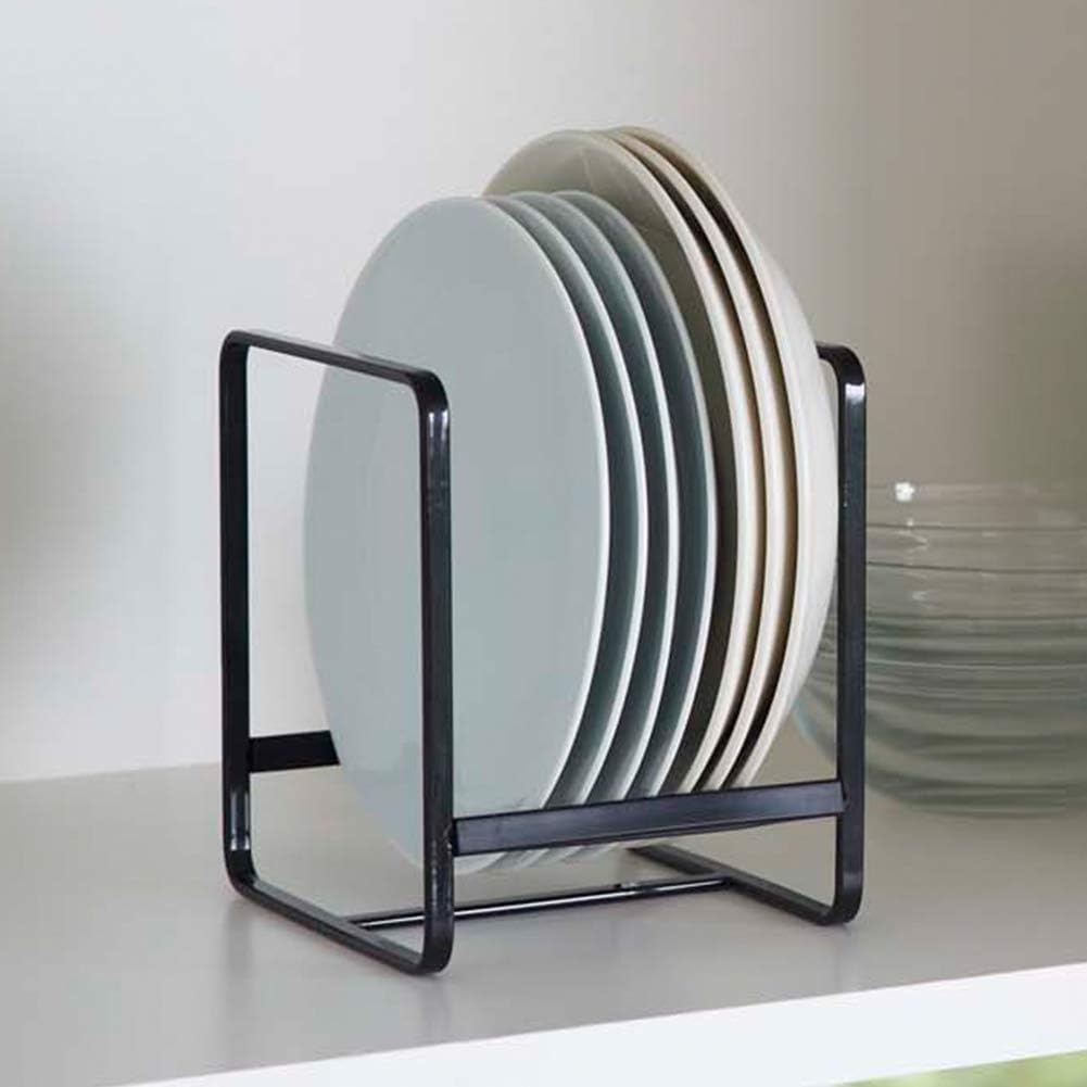 image:imageYAMAZAKI Home Tower Plate RackDish StandDish StoragePlate Holder Large SteelBlack