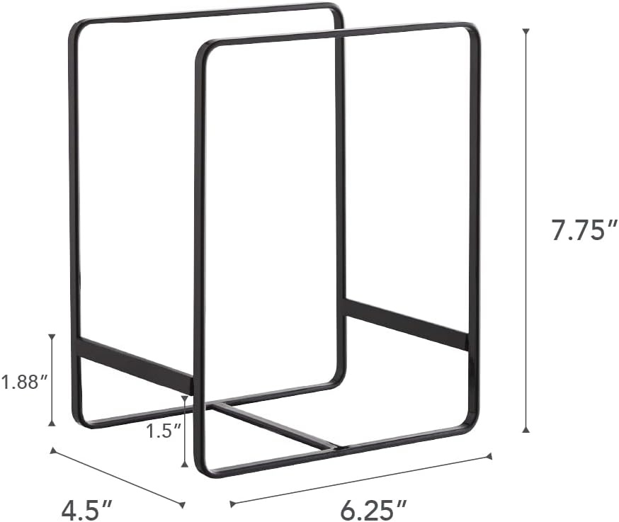 image:imageYAMAZAKI Home Tower Plate RackDish StandDish StoragePlate Holder Large SteelBlack