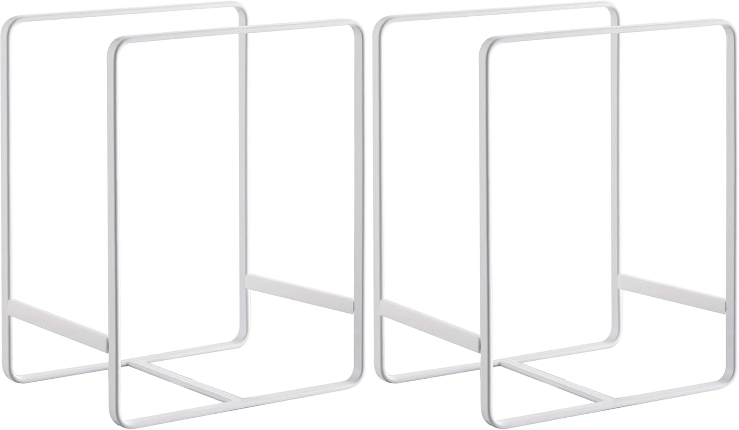 image:imageYAMAZAKI Home Tower Plate RackDish StandDish StoragePlate Holder Large SteelWhite