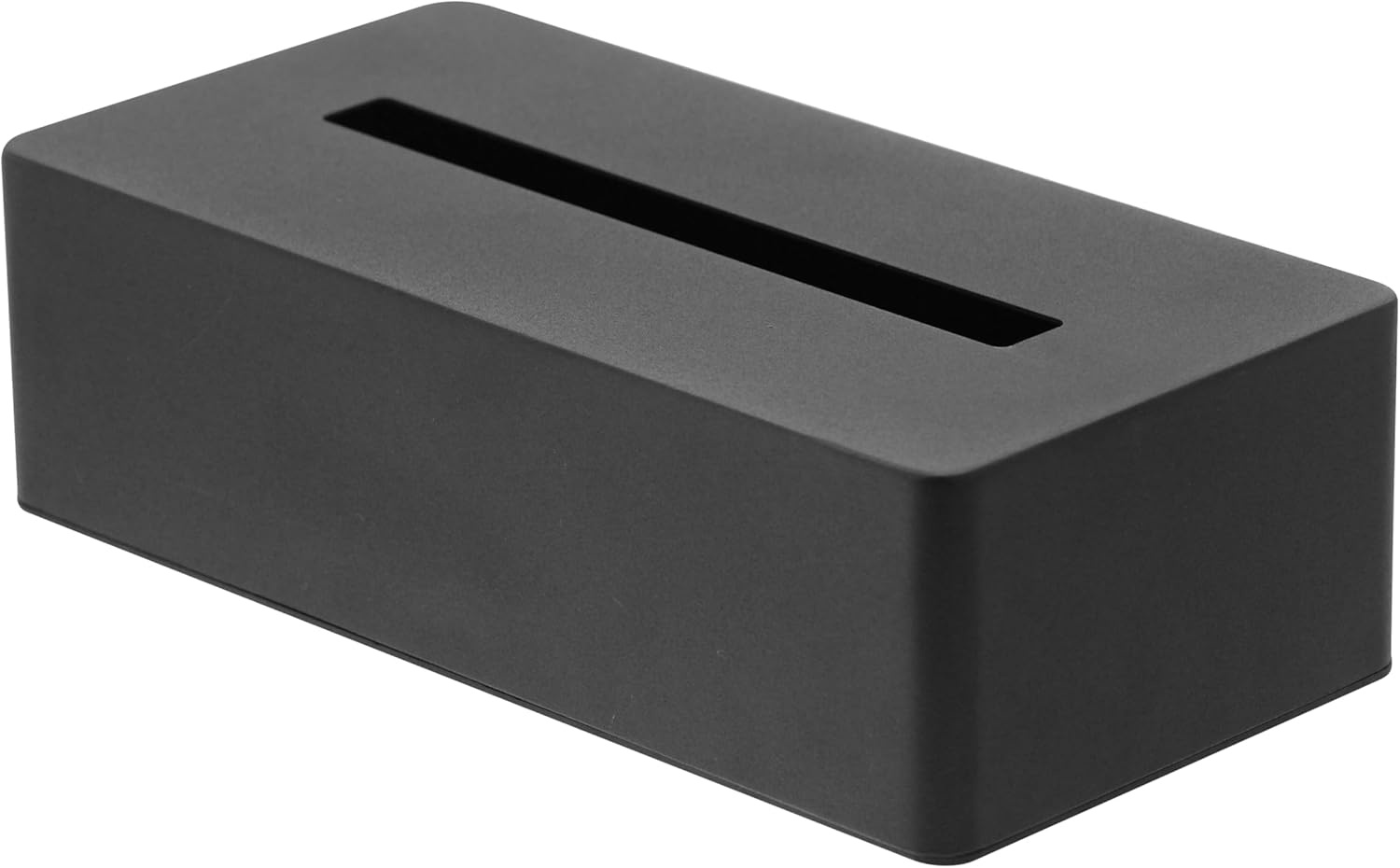 image:imageYAMAZAKI Home Tower Rectangular Reusable Tissue Box Holder Cover Metal Container Case for Kitchen Bathroom Or Bedroom SteelBlack