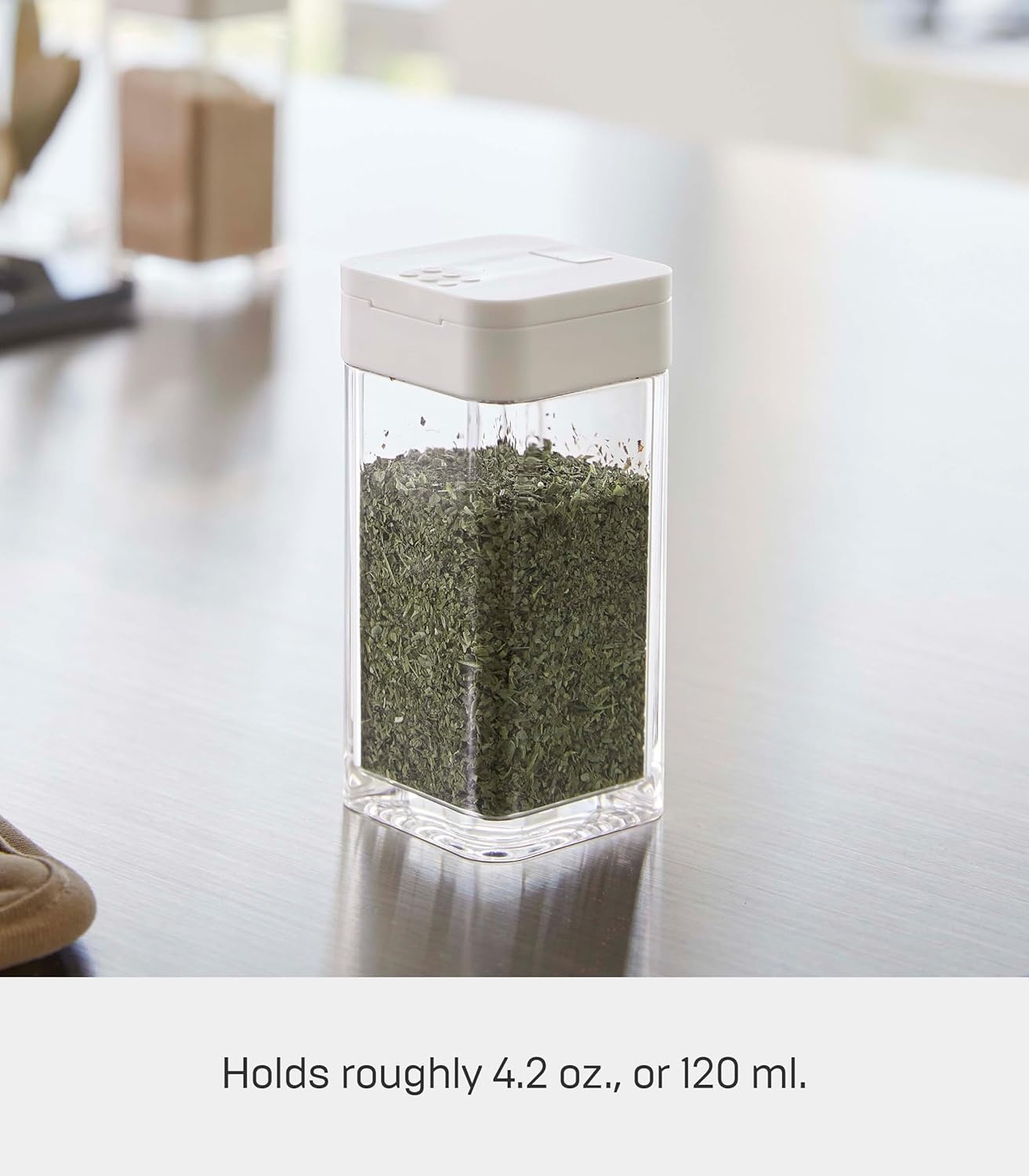image:imageYAMAZAKI Home Tower Spice Shaker Jar Seasoning Container Bottle Plastic White