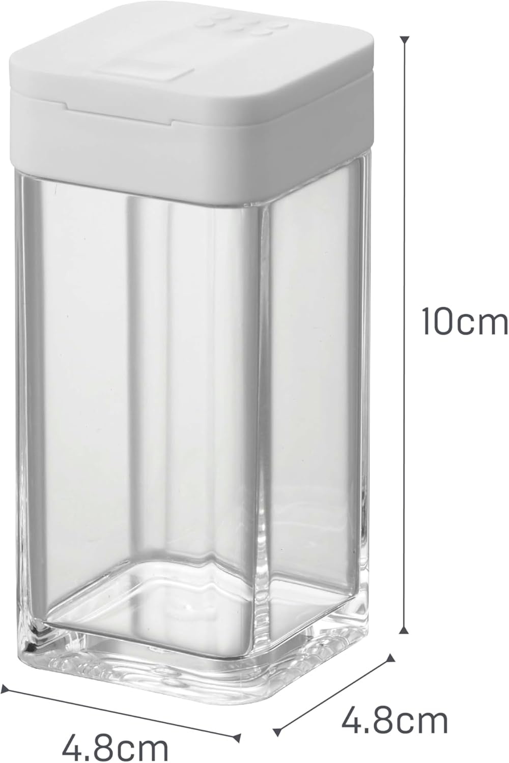 image:imageYAMAZAKI Home Tower Spice Shaker Jar Seasoning Container Bottle Plastic White