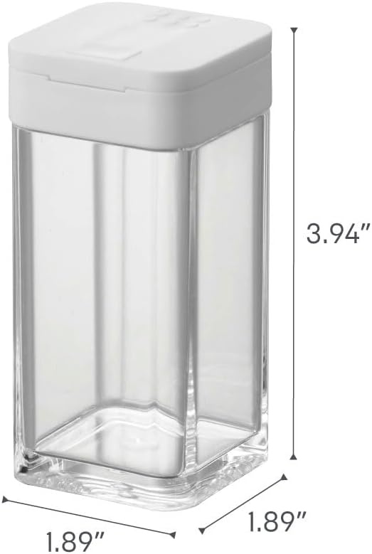 image:imageYAMAZAKI Home Tower Spice Shaker Jar Seasoning Container Bottle Plastic White