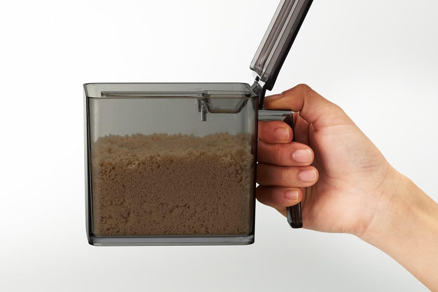 image:imageYAMAZAKI Home Tower Spice Storage Container Large Abs Plastic 275 Cups 650 MillilitersBlack