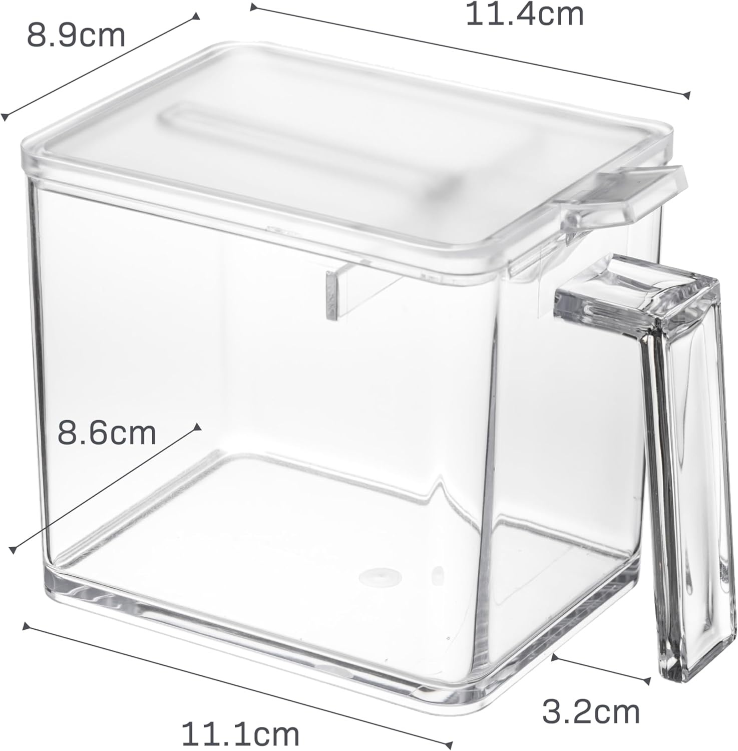 image:imageYAMAZAKI Home Tower Spice Storage Container Large Abs Plastic 275 Cups 650 MillilitersWhite