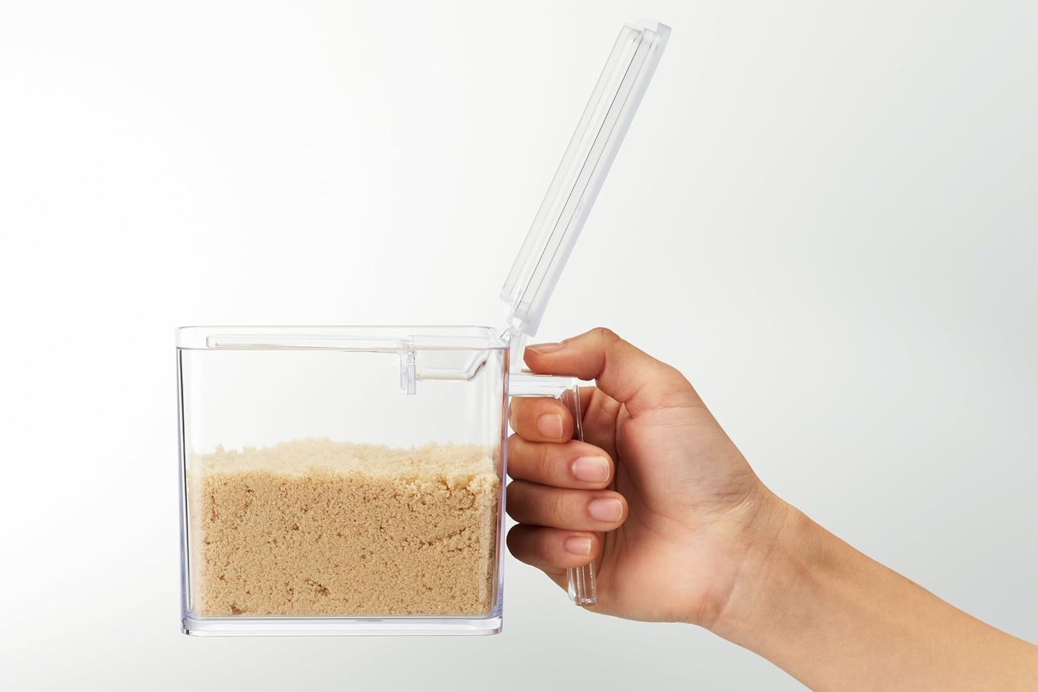 image:imageYAMAZAKI Home Tower Spice Storage Container Large Abs Plastic 275 Cups 650 MillilitersWhite
