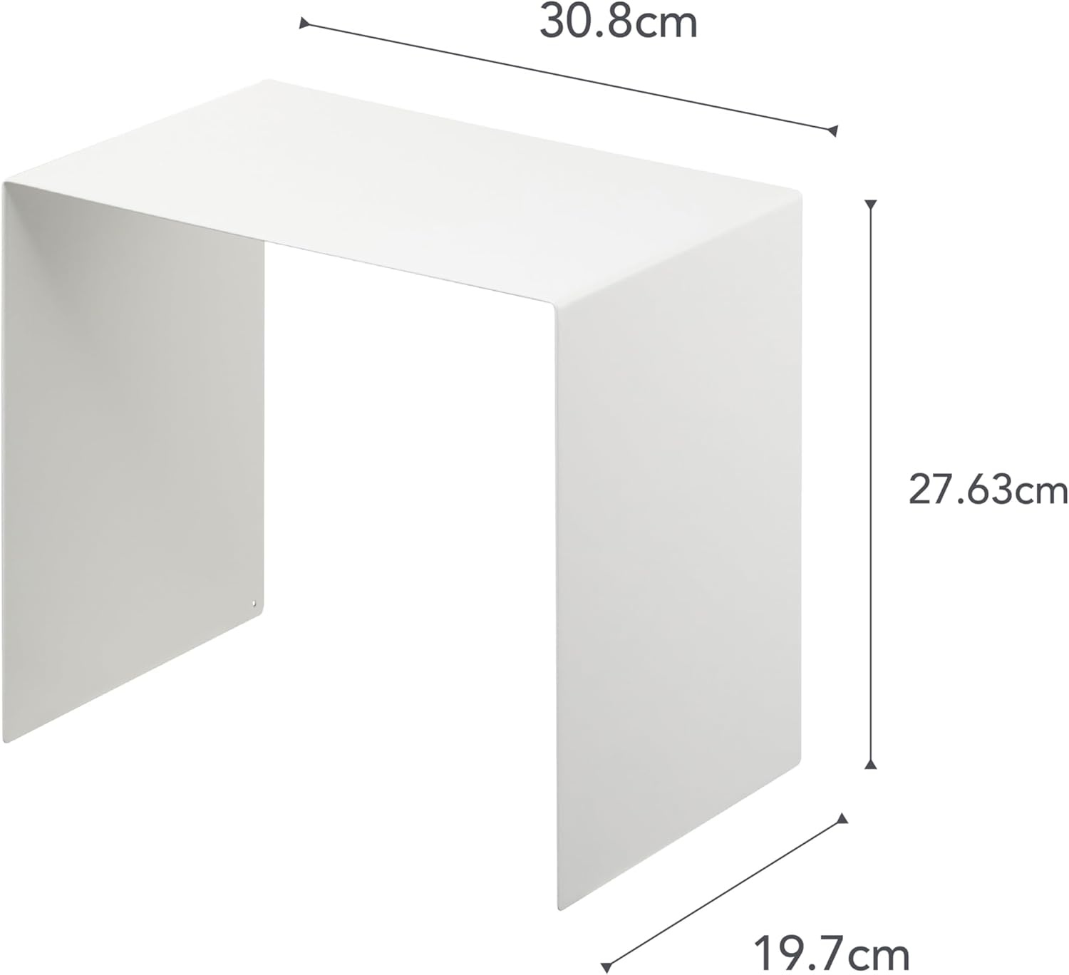 image:imageYAMAZAKI Home Tower Steel Under Cabinet Storage Organizer for Dishes Pots Or Pans Set of 2 Kitchen Pantry Steel White
