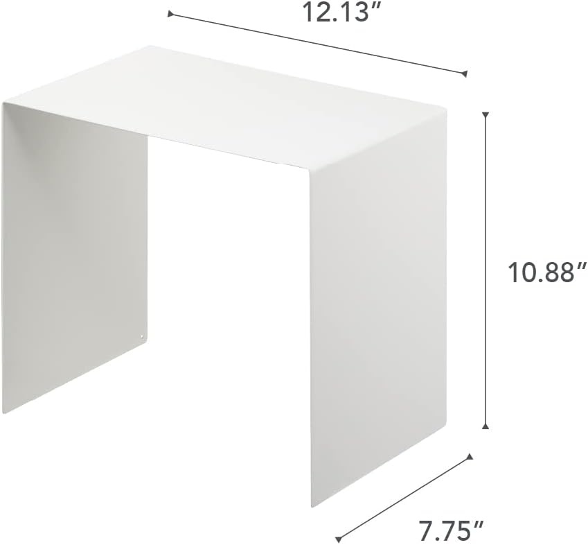 image:imageYAMAZAKI Home Tower Steel Under Cabinet Storage Organizer for Dishes Pots Or Pans Set of 2 Kitchen Pantry Steel White