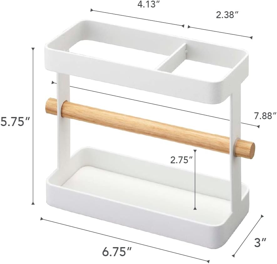 image:imageYAMAZAKI Home Wide Tool Stand Kitchen Utensil Holder Cooking Storage Organizer No Assembly Req