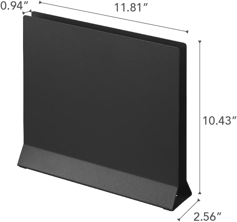 image:imageYamazaki 1999 Placemat Stand White Approx W118 x D26 x H104 inches 30 x 65 x 265 cm Tower Placemat Storage Tray Storage Round CompatibleBlack