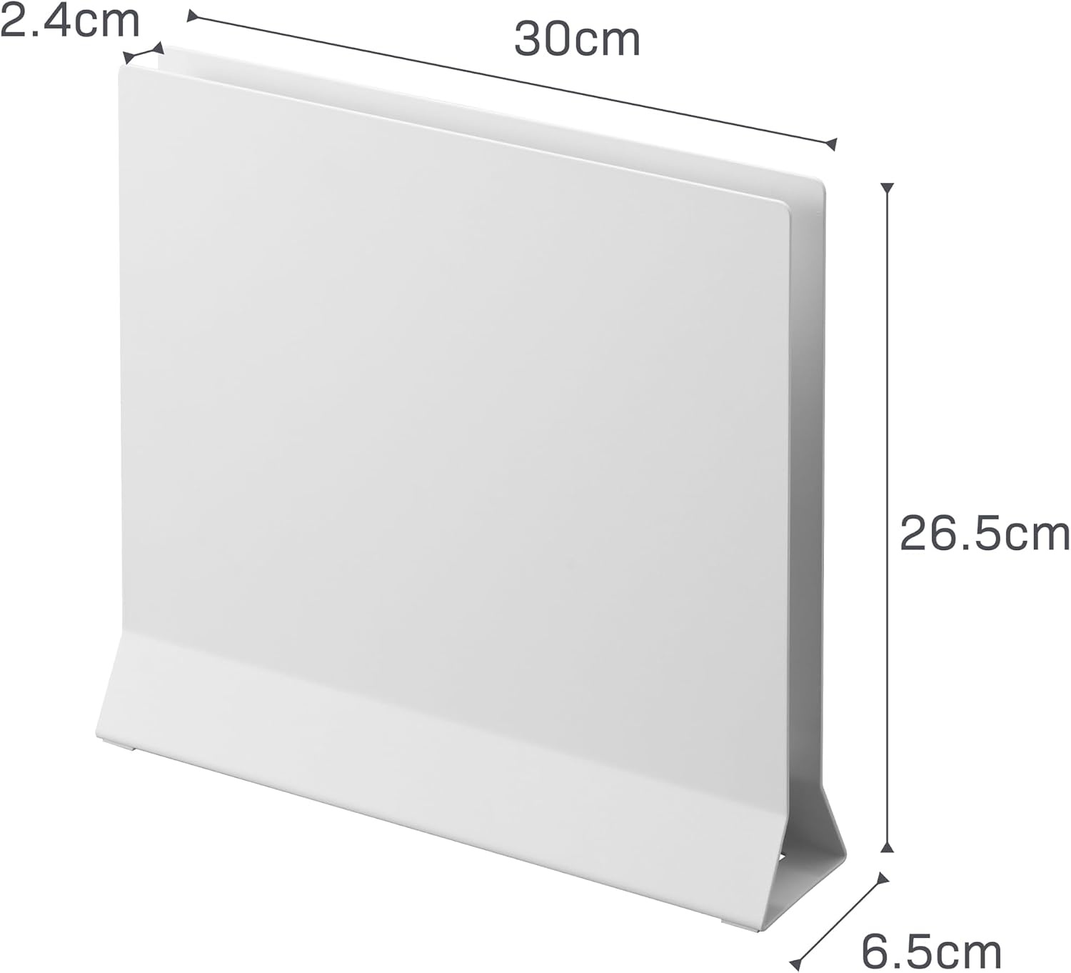 image:imageYamazaki 1999 Placemat Stand White Approx W118 x D26 x H104 inches 30 x 65 x 265 cm Tower Placemat Storage Tray Storage Round CompatibleWhite